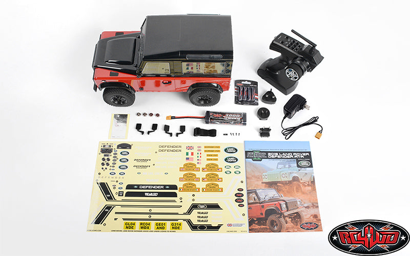 RC4WD Gelande II RTR 1/10 Scale Crawler 2015 Land Rover Defender D90 Body Autobiography Limited Edition