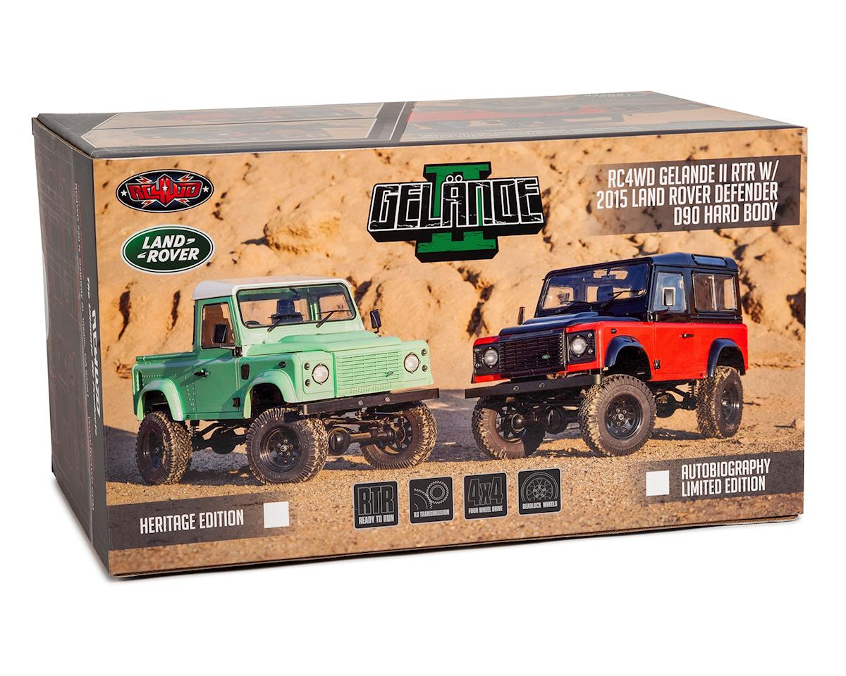 RC4WD Gelande II RTR 1/10 Scale Crawler 2015 Land Rover Defender D90 Body Autobiography Limited Edition