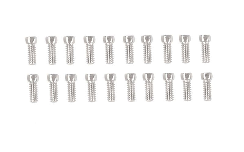 RC4WD Scale Hex Head Bolts (M1 6x4mm) (Silver) ZS0053