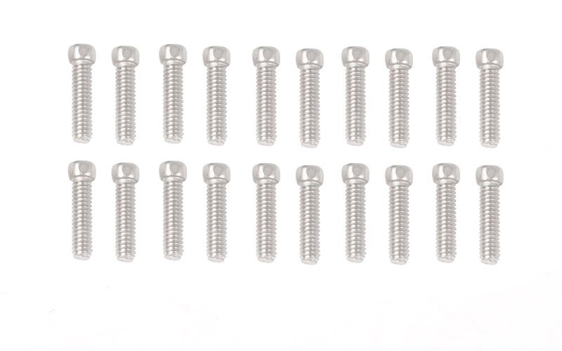 RC4WD Scale Hex Head Bolts (M2x8mm) (Silver) ZS0067