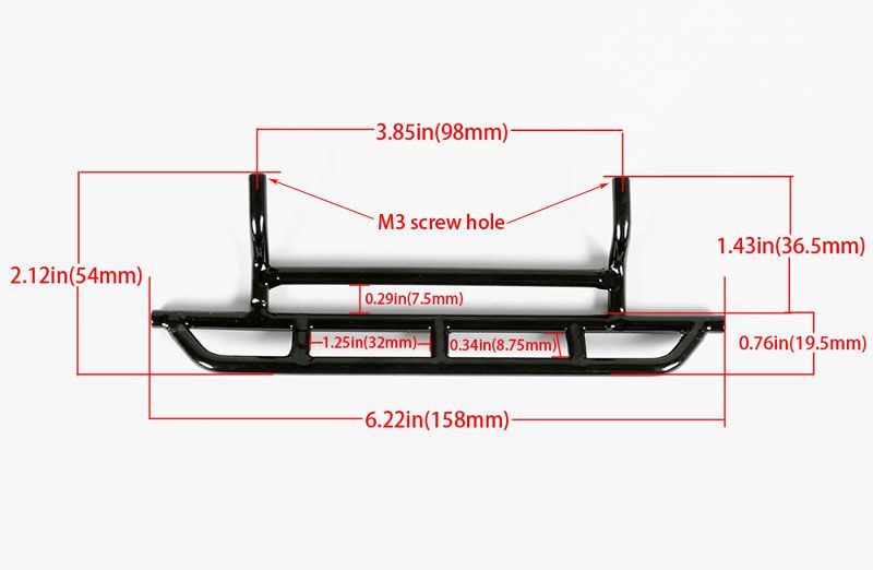 RC4WD Marlin Crawler Side Metal Sliders for Trail Finder 2 ZS0753