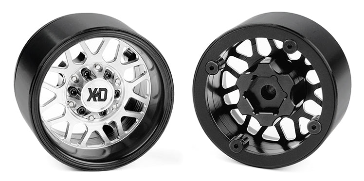 RC4WD XD 1.7" XD849 Grenade 2 Deep Dish Aluminum Beadlock Wheels