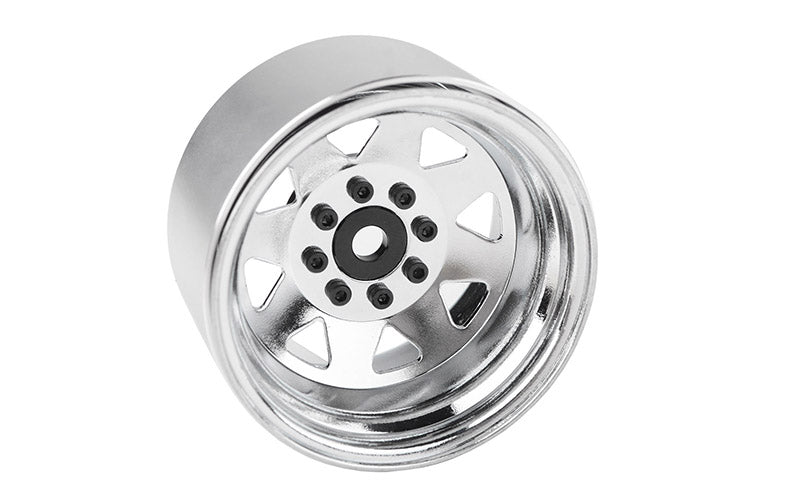 RC4WD 8 Lug Deep Dish Wagon 1.9" Steel Stamped Beadlock Wheels, ZW0079