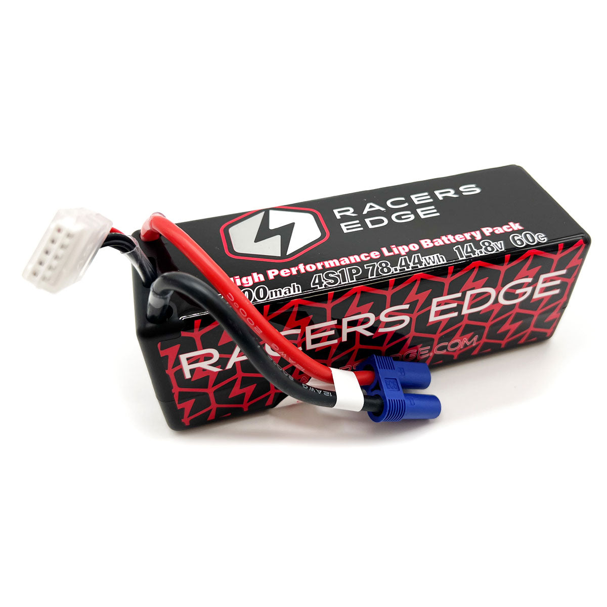 Racers Edge 5300mAh 4S 14.8V 60C Hard Case Lipo Battery w/ EC5 Connector LP53004S60EC5