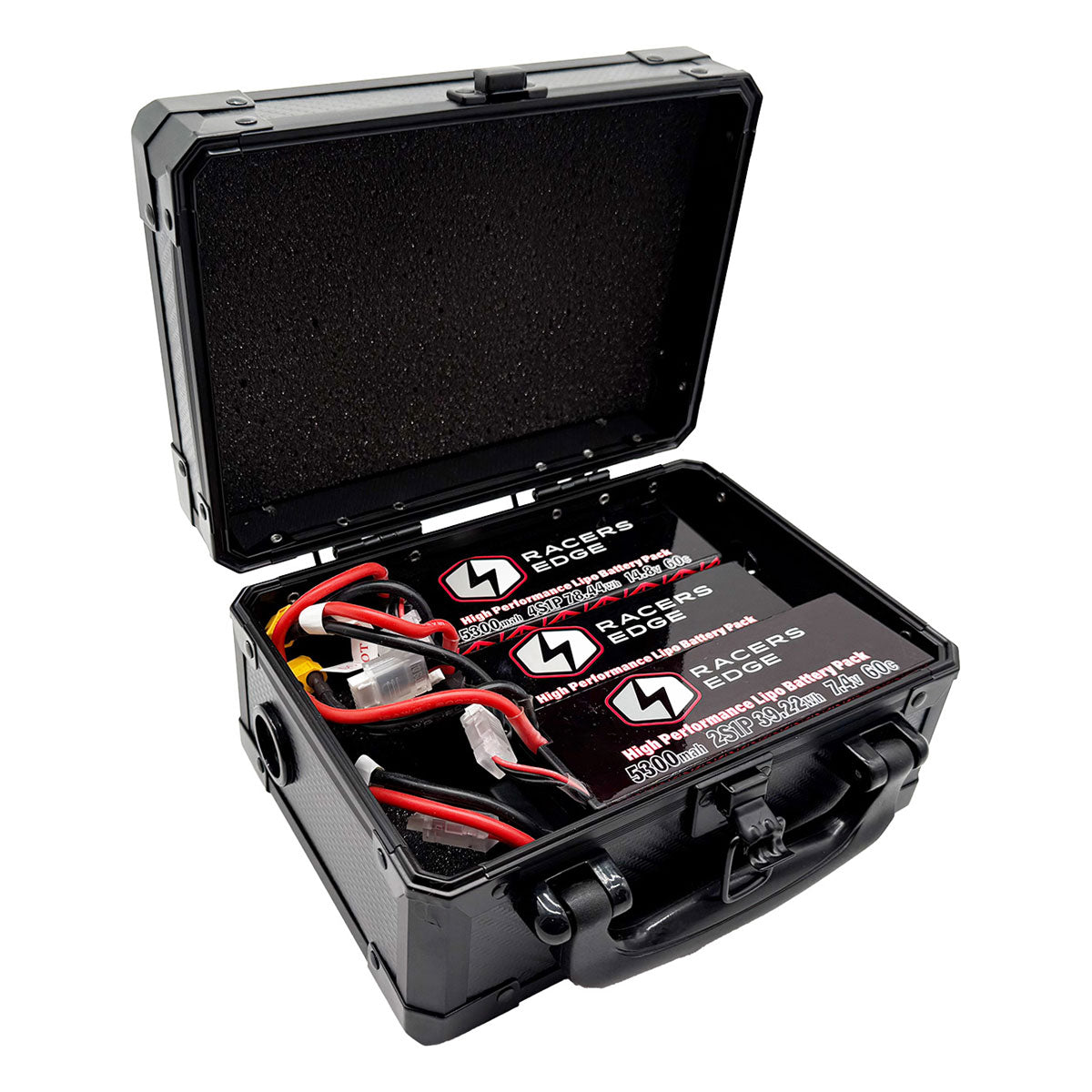 Racers Edge Fire-Retardant LiPo Battery Hard Case for Charging & Storage