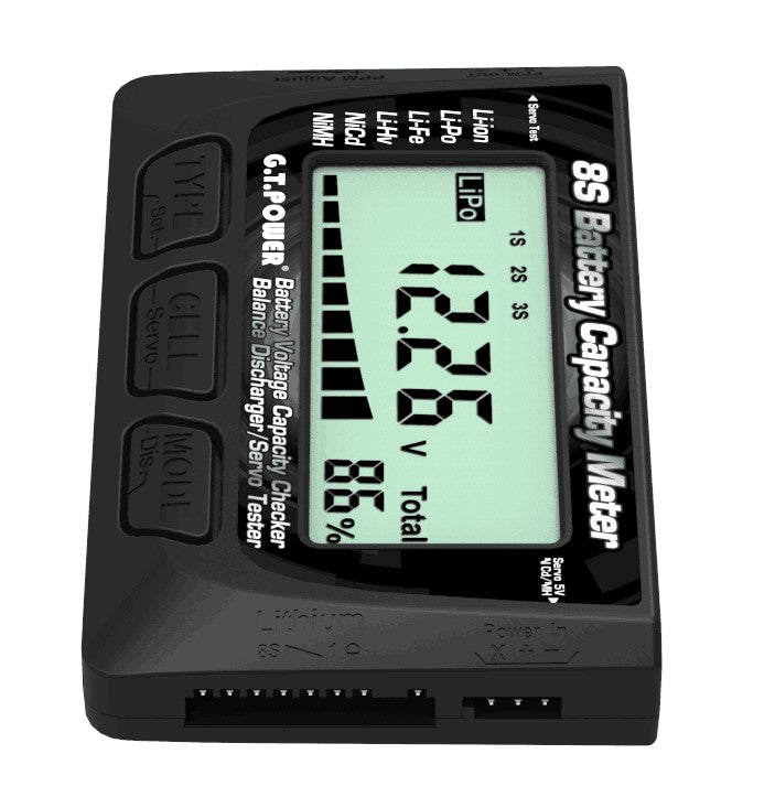 Racers Edge 8S Battery Capacity Meter  SC1600