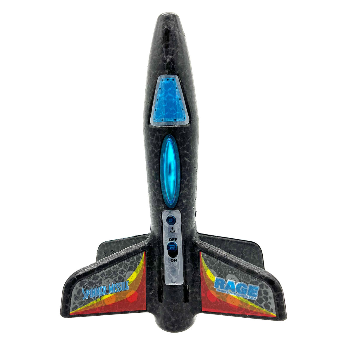 Rage RC Spinner Missile Black Electric Free-Flight Rocket