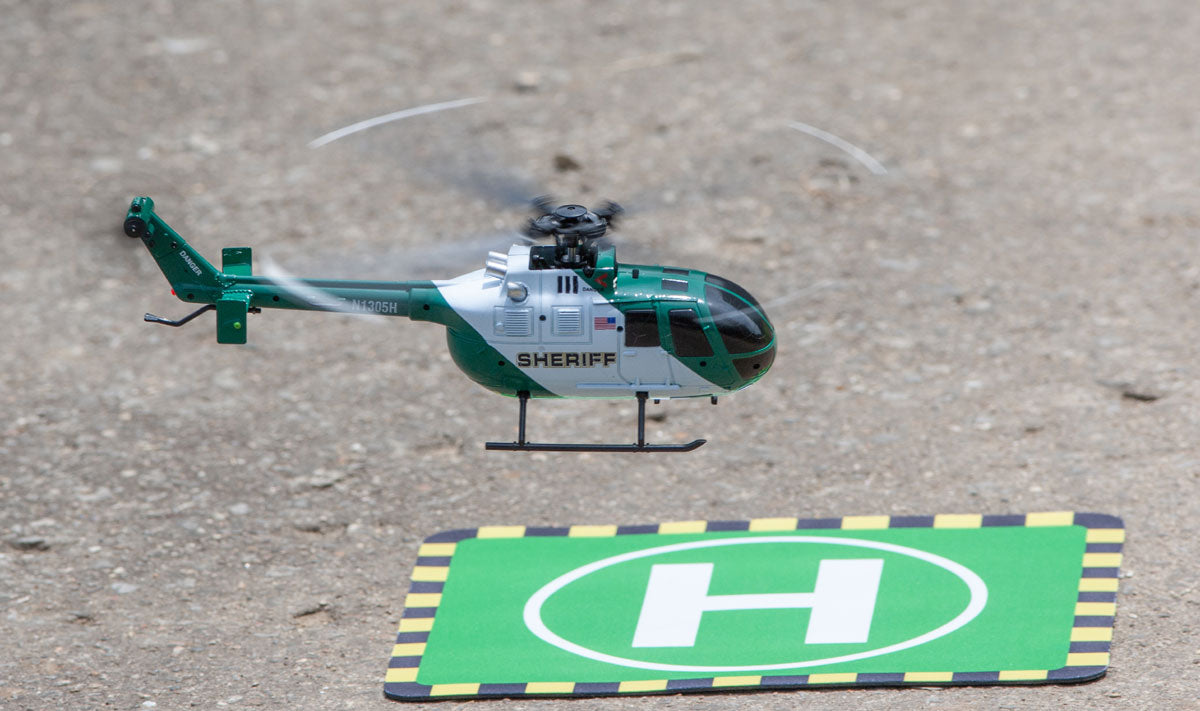 Rage RC Hero-Copter 4-Blade RTF Helicopter Sheriff