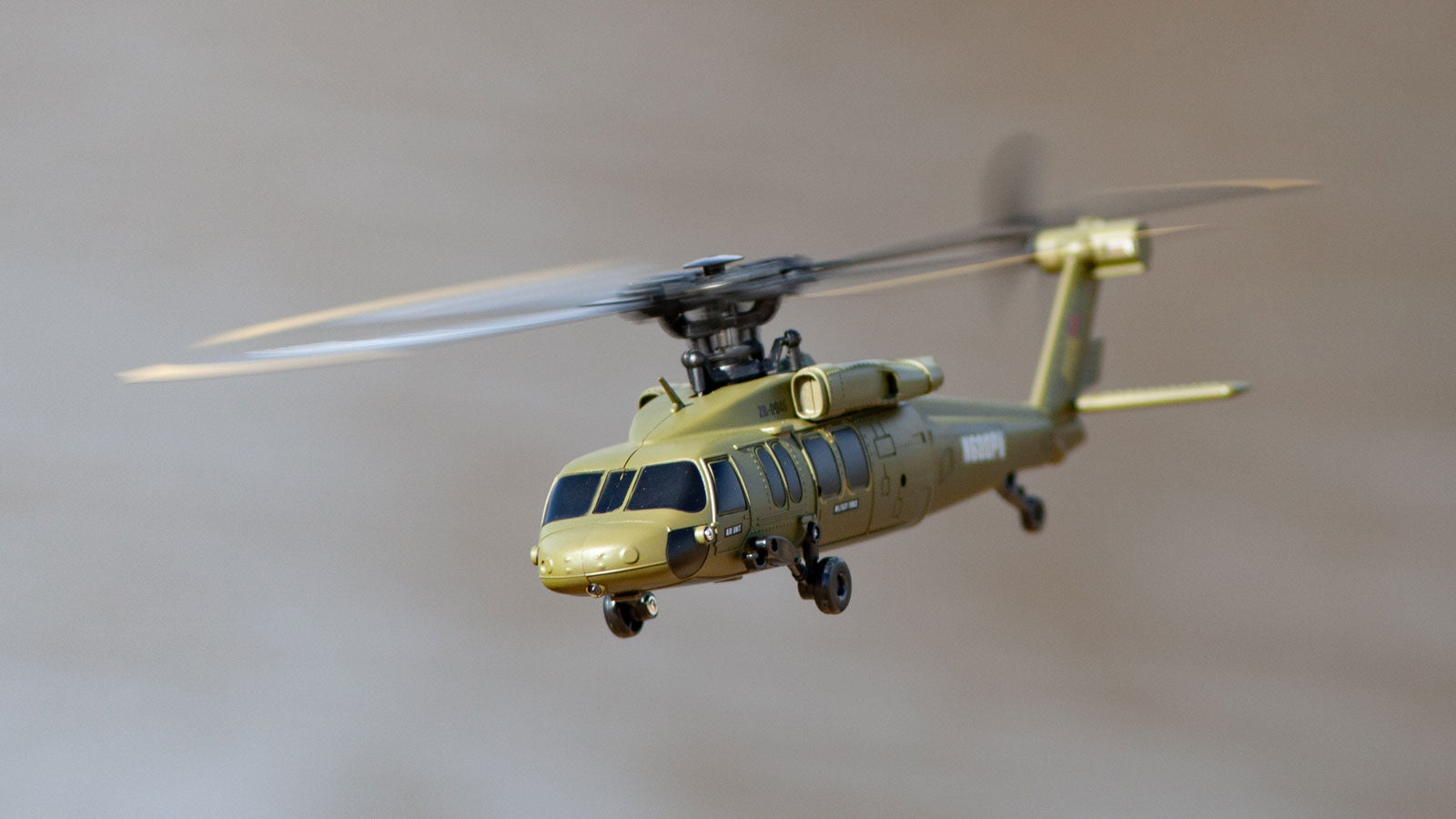 Rage R/C Hero-Copter Brushless 4-Blade RTF Helicopter Army