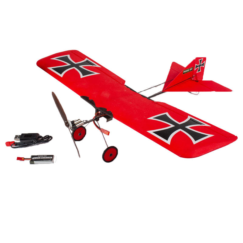 Rage R/C Vintage Stick X4 Micro RFT Airplane - for S-Type TX A1119S