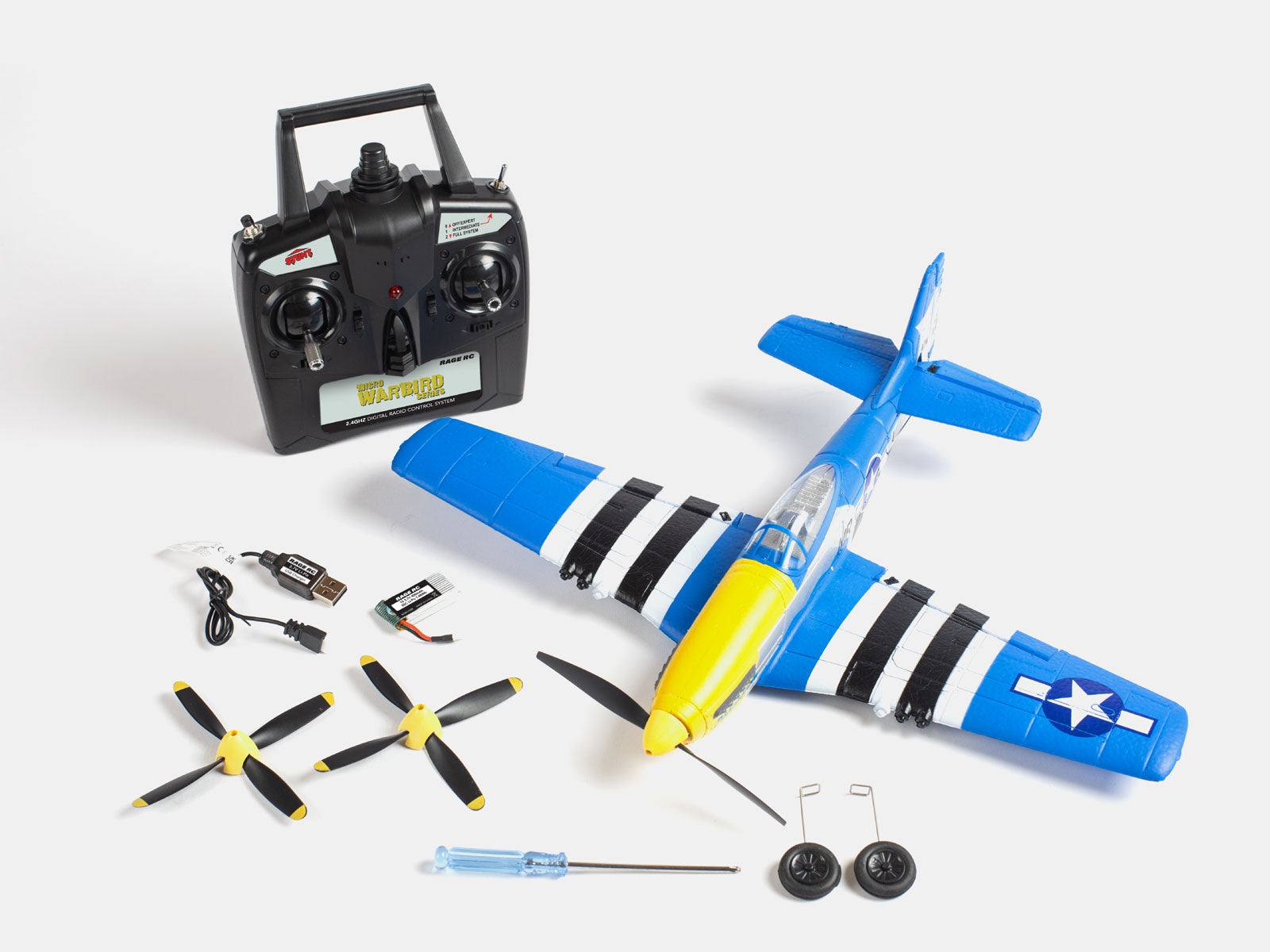 Rage RC P-51 Obsession Micro RTF Airplane w/PASS