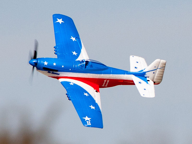 Rage R/C P-51D Mustang Miss America Micro RTF Warbird RC Airplane with PASS Stability