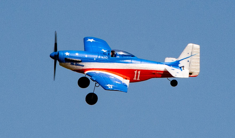Rage R/C P-51D Mustang Miss America Micro RTF Warbird RC Airplane with PASS Stability