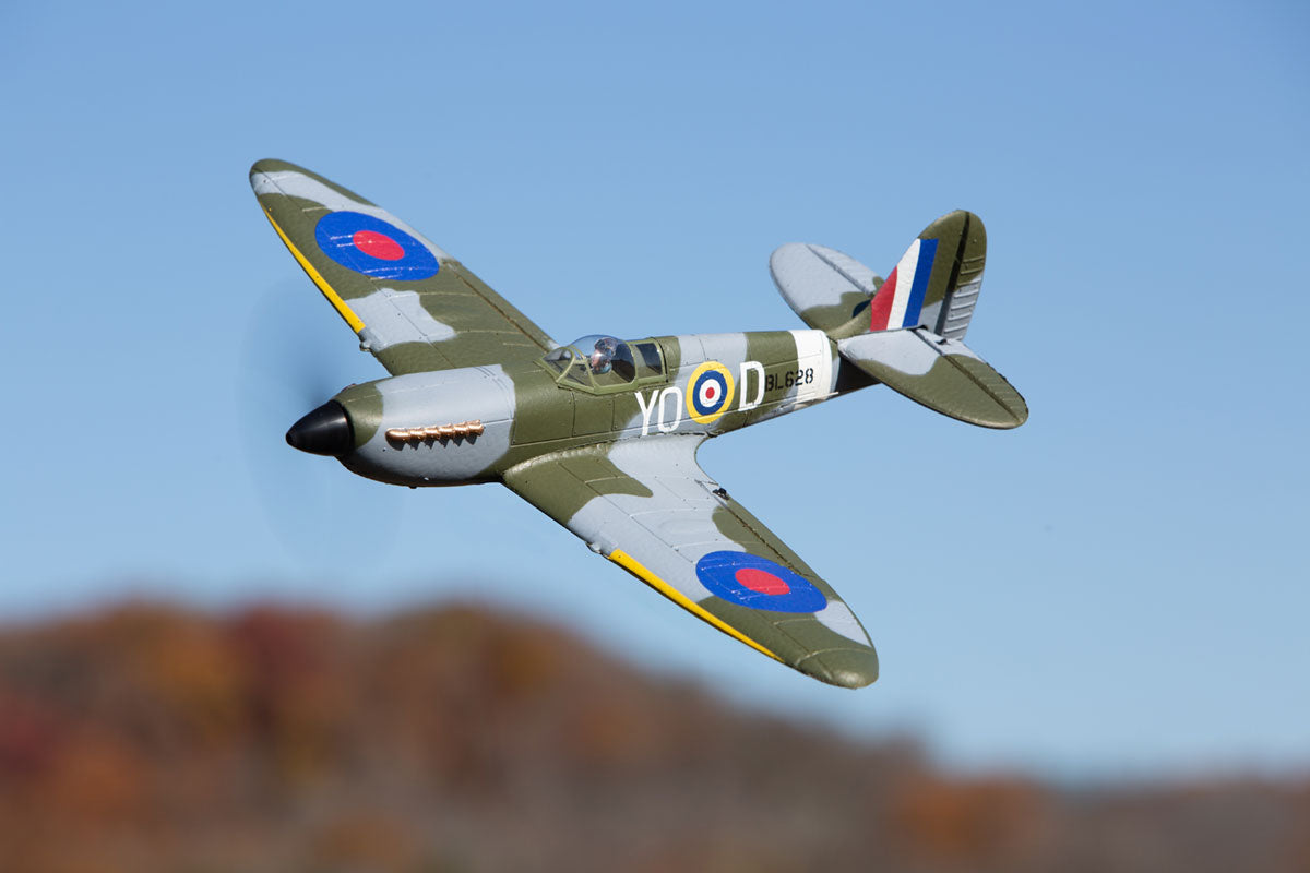 Rage R/C Supermarine Spitfire Micro V3 RTF Warbird RC Airplane with PASS Stability