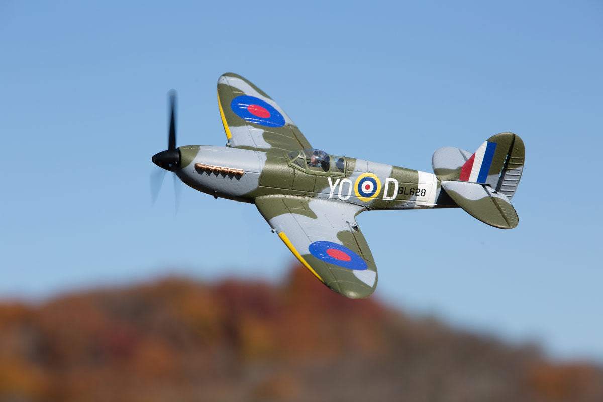 Rage R/C Supermarine Spitfire Micro V3 RTF Warbird RC Airplane with PASS Stability