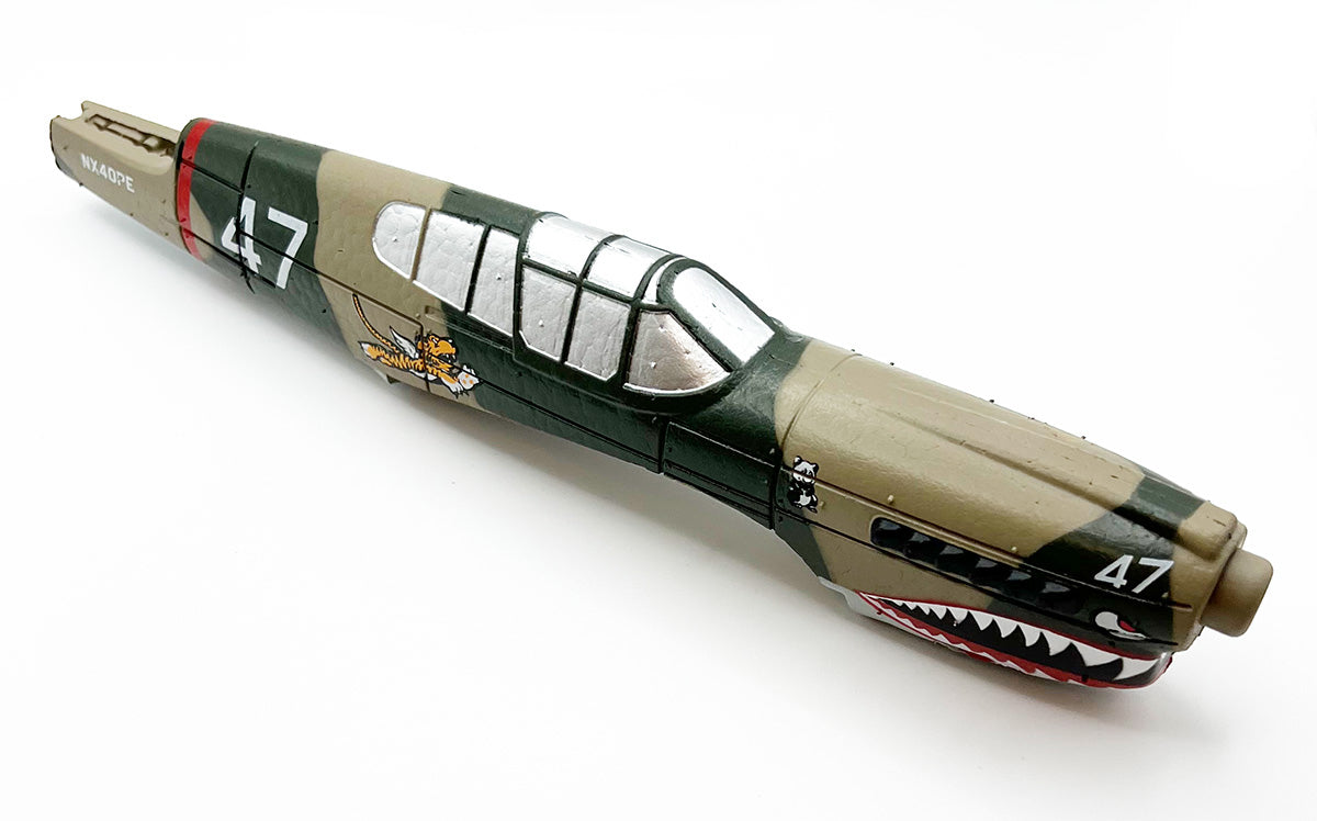 Rage RC Fuselage with Motor & Gearbox P-40