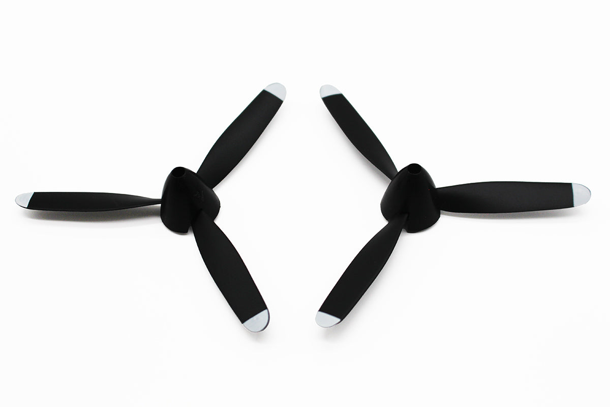 Rage R/C Focke-Wulf Fw 190 Replacement 3-Blade Propeller with Spinner (2-Pack) – RC Airplane Part