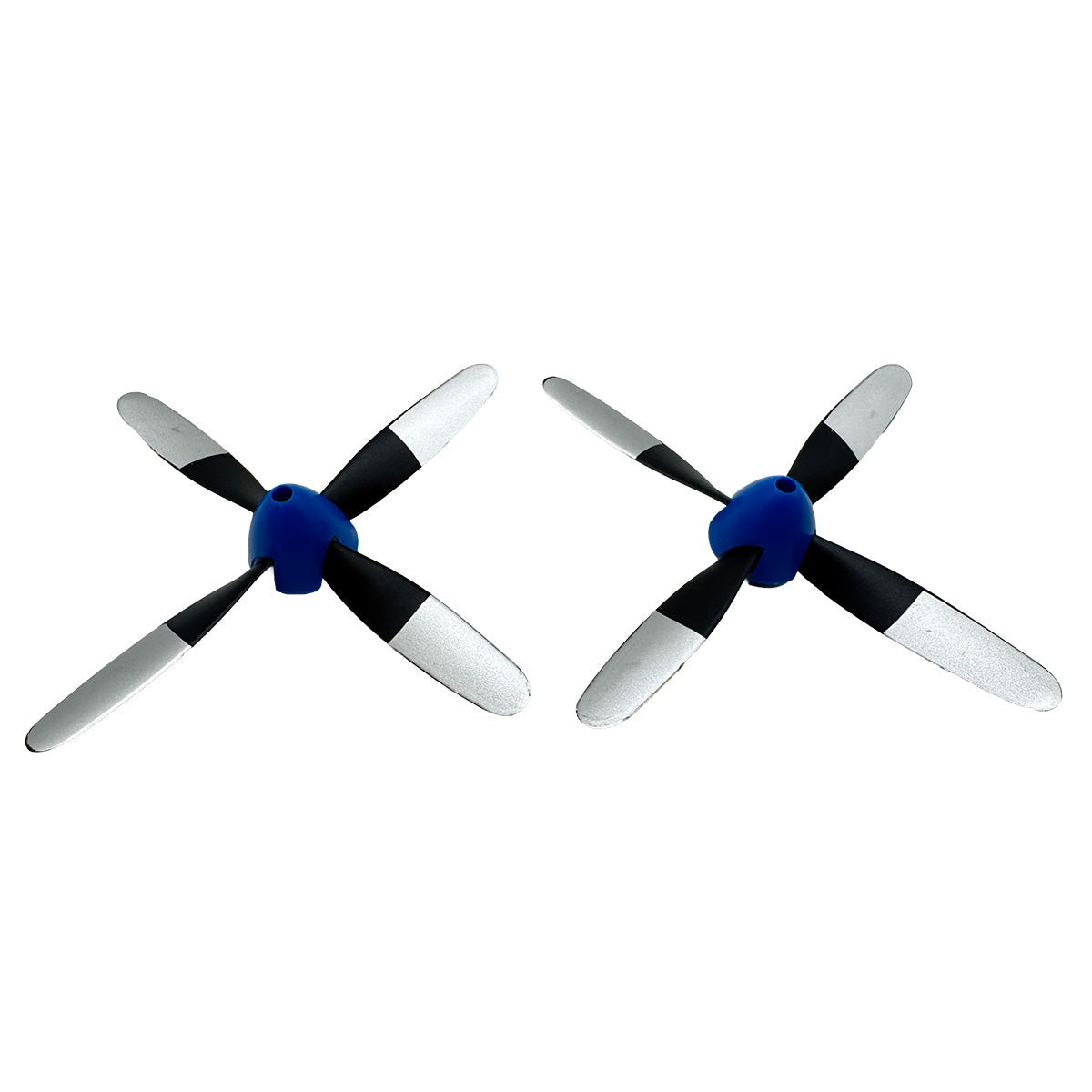 Rage R/C 4-Blade Propeller and Spinner 2-Pack - P-51 Miss America Scale