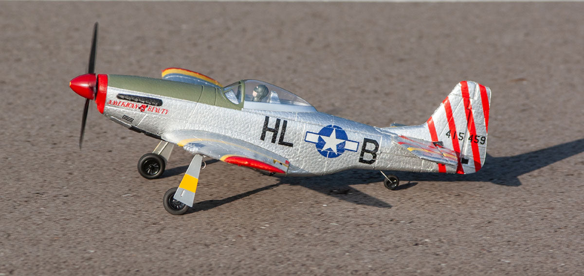 Rage R/C P-51D Mustang American Beauty BL 500mm Brushless RTF Warbird RC Airplane with PASS