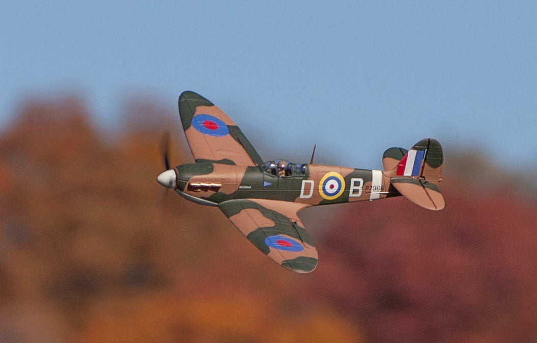 Rage R/C RAF Spitfire BL 500mm Brushless RFRT Warbird RC Airplane with PASS Stability