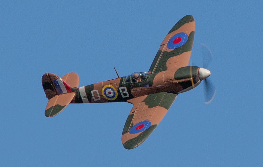 Rage R/C RAF Spitfire BL 500mm Brushless RFRT Warbird RC Airplane with PASS Stability