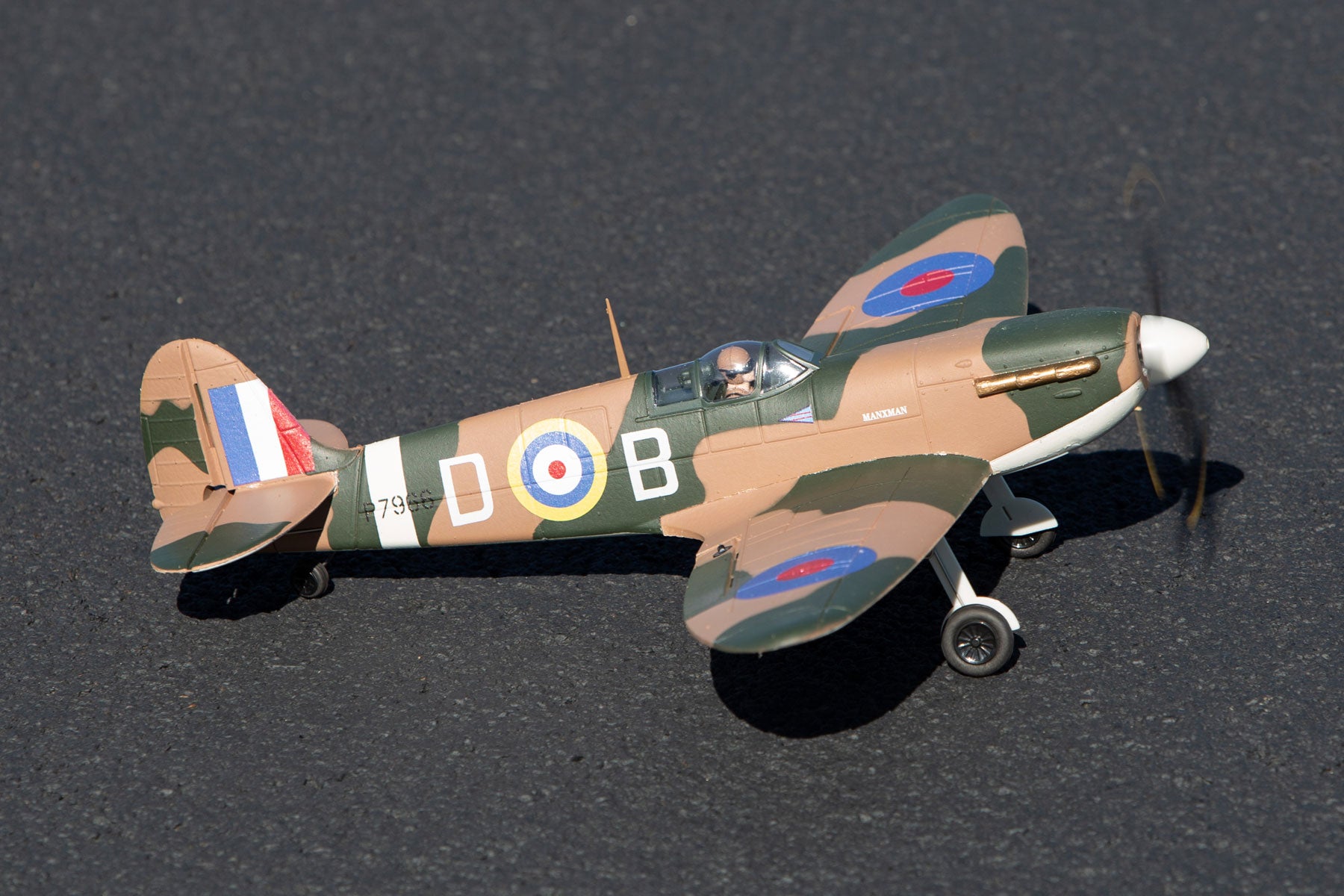 Rage R/C RAF Spitfire BL 500mm Brushless RFRT Warbird RC Airplane with PASS Stability
