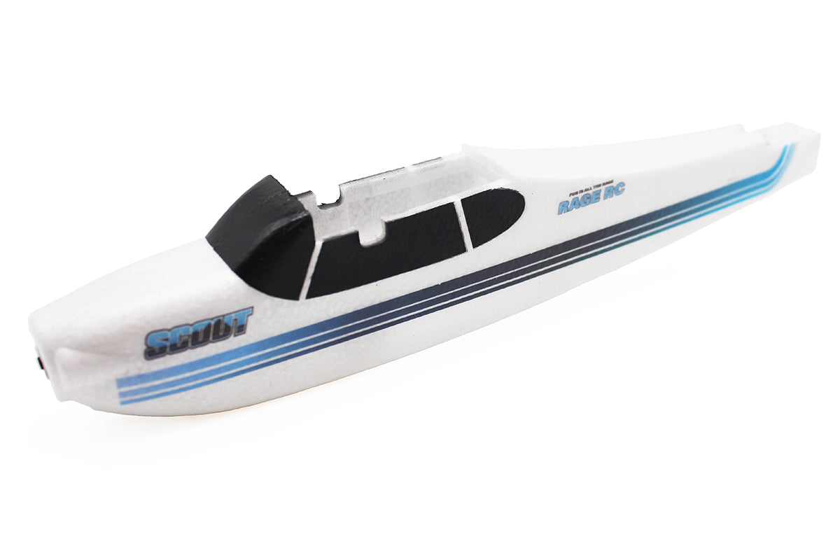 Rage R/C Scout 500mm Replacement Printed Fuselage with Motor – RC Airplane Part