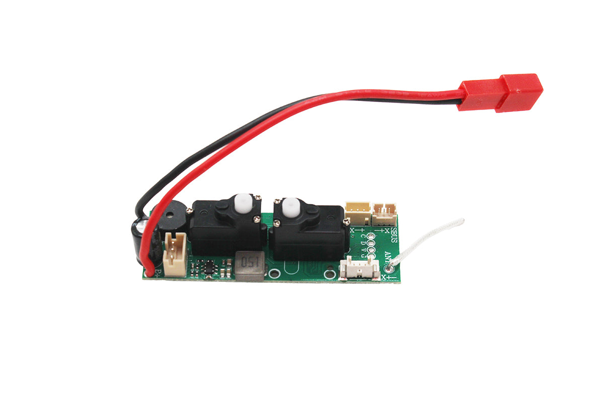 Rage R/C 2.4GHz Receiver with Gyro & 2g Servos; Scout A1643