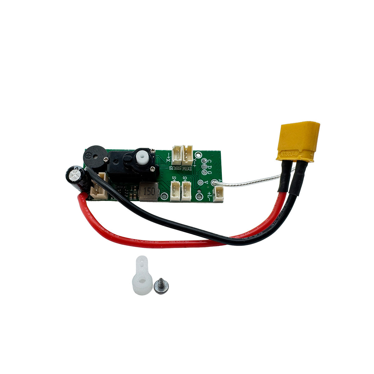 Rage RC 4 - Ch Receiver Board with Gyro & Servo; F - 16 RC Replacement Part