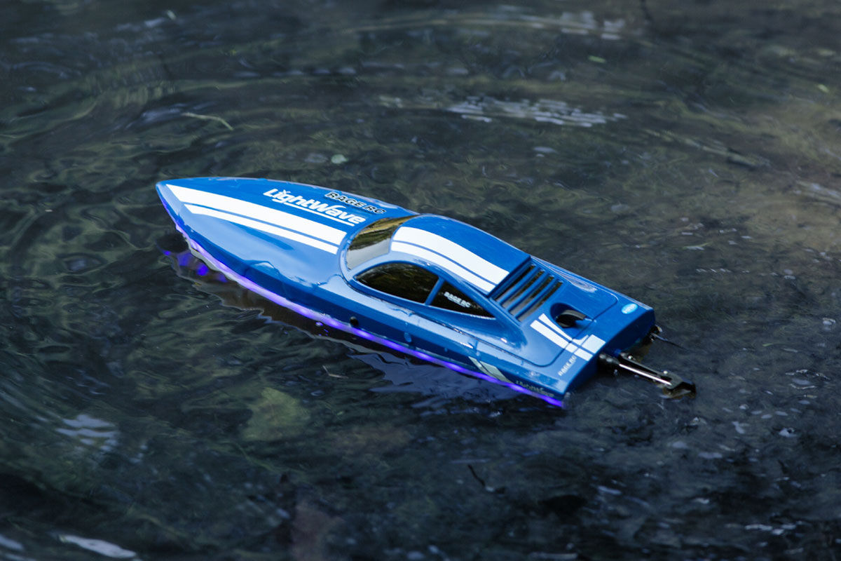 Rage RC LightWave Electric Micro RTR Boat Blue