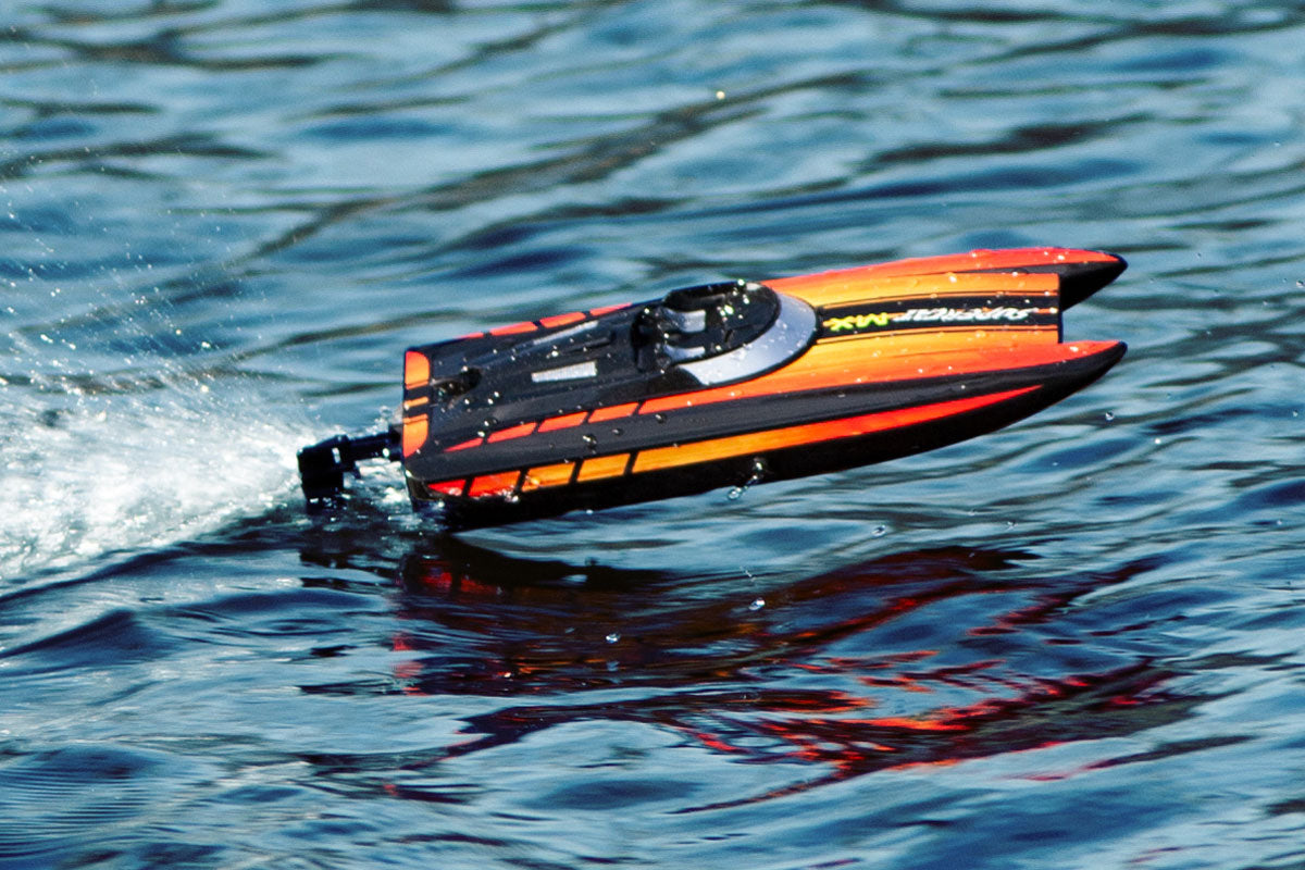 Rage R/C SuperCat MX V2 Self-Righting Brushed Electric Micro RTR RC Catamaran Boat