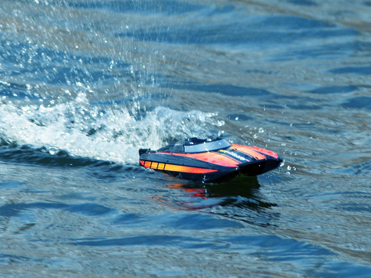 Rage R/C SuperCat MX V2 Self-Righting Brushed Electric Micro RTR RC Catamaran Boat
