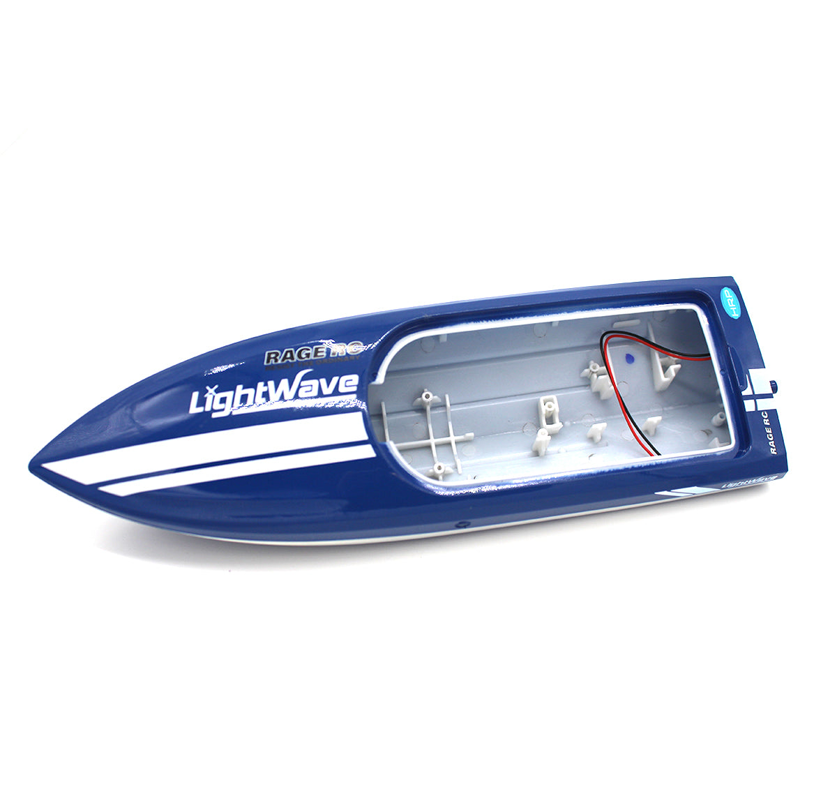 Rage RC Replacement Printed Hull LightWave Blue