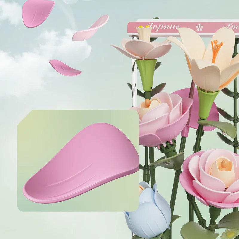 Robotime Blooming Bouquet Box DIY 3D Puzzle AF01D