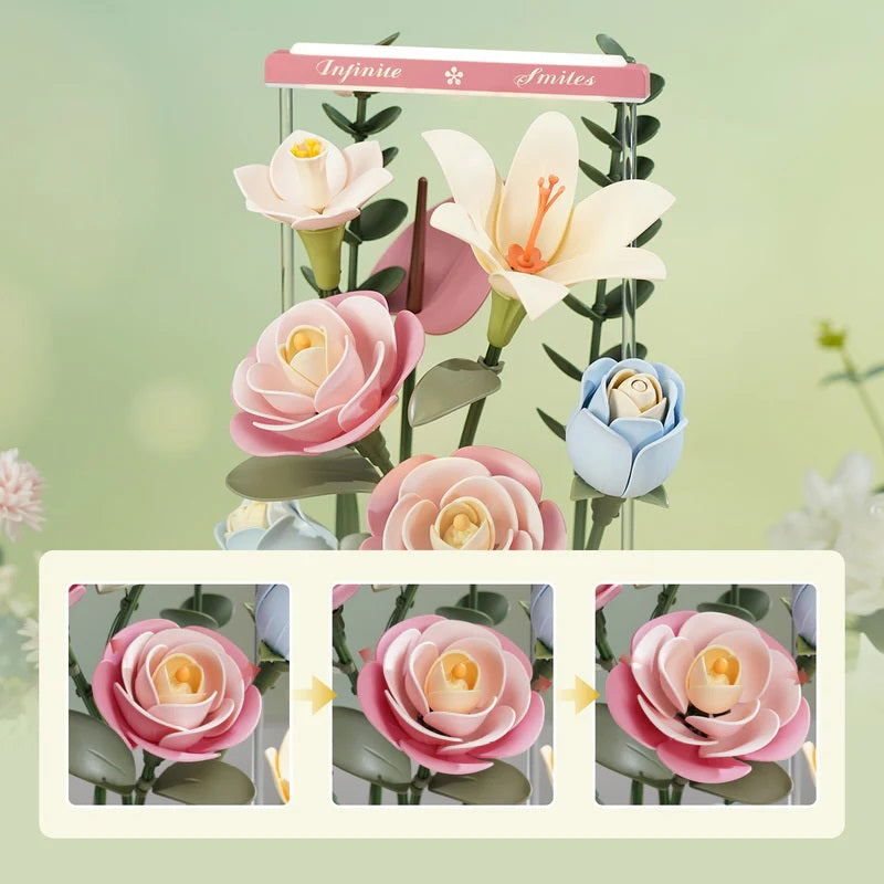 Robotime Blooming Bouquet Box DIY 3D Puzzle AF01D