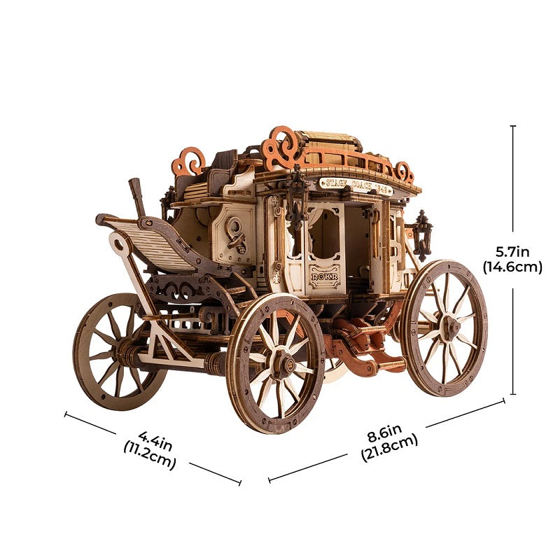 Rolife Stagecoach Rolling Music Box AMKA1