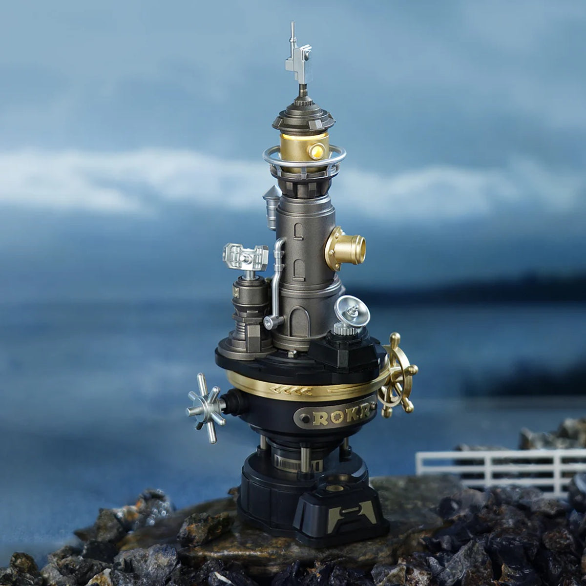 ROKR Navi Lighthouse Mechanical 3D Puzzle - Functional Maritime Display Model