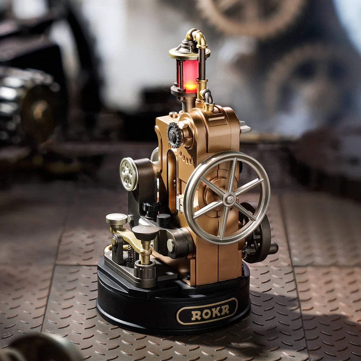 ROKR Morse Telegraph Mechanical 3D Puzzle - Interactive Vintage Communication Model