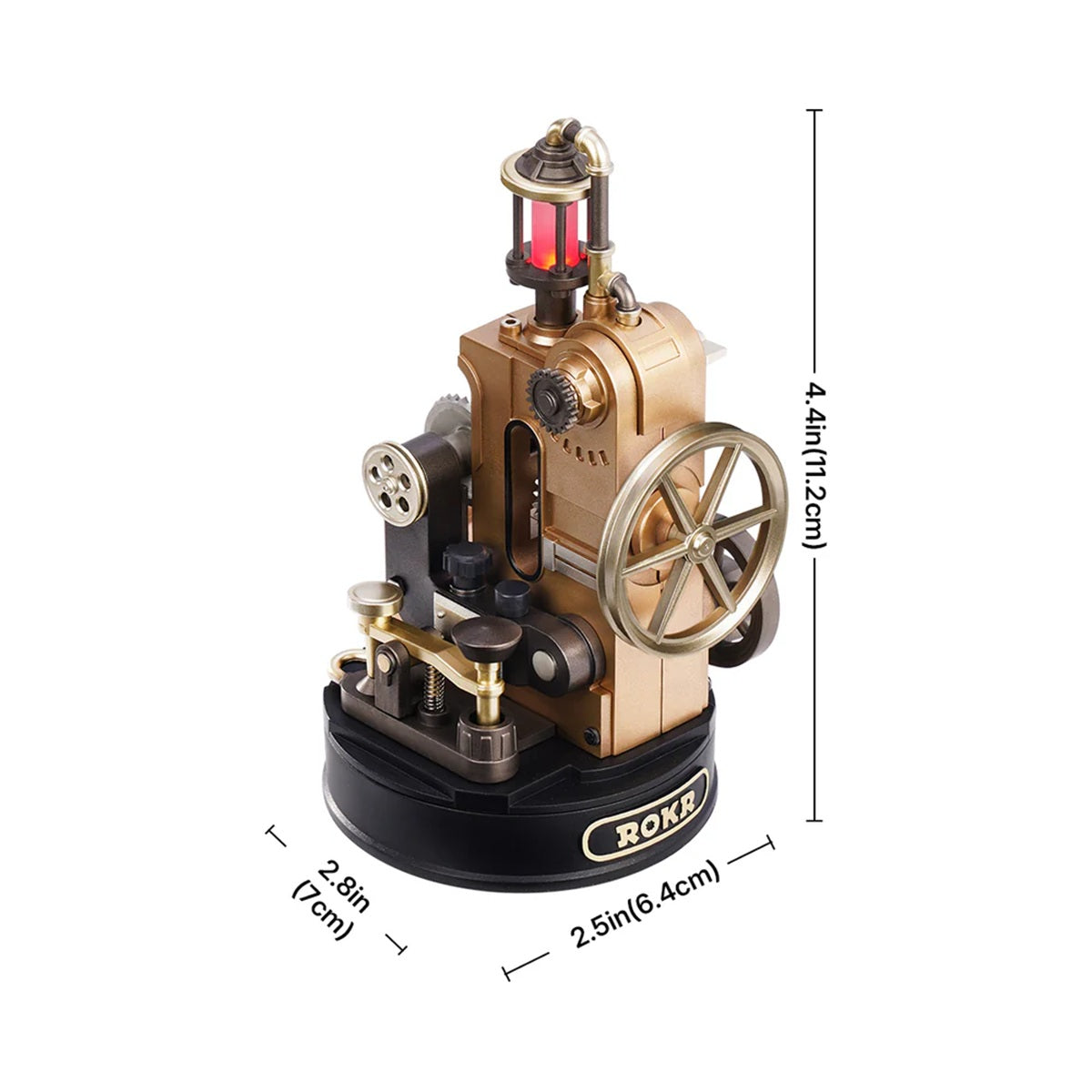ROKR Morse Telegraph Mechanical 3D Puzzle - Interactive Vintage Communication Model