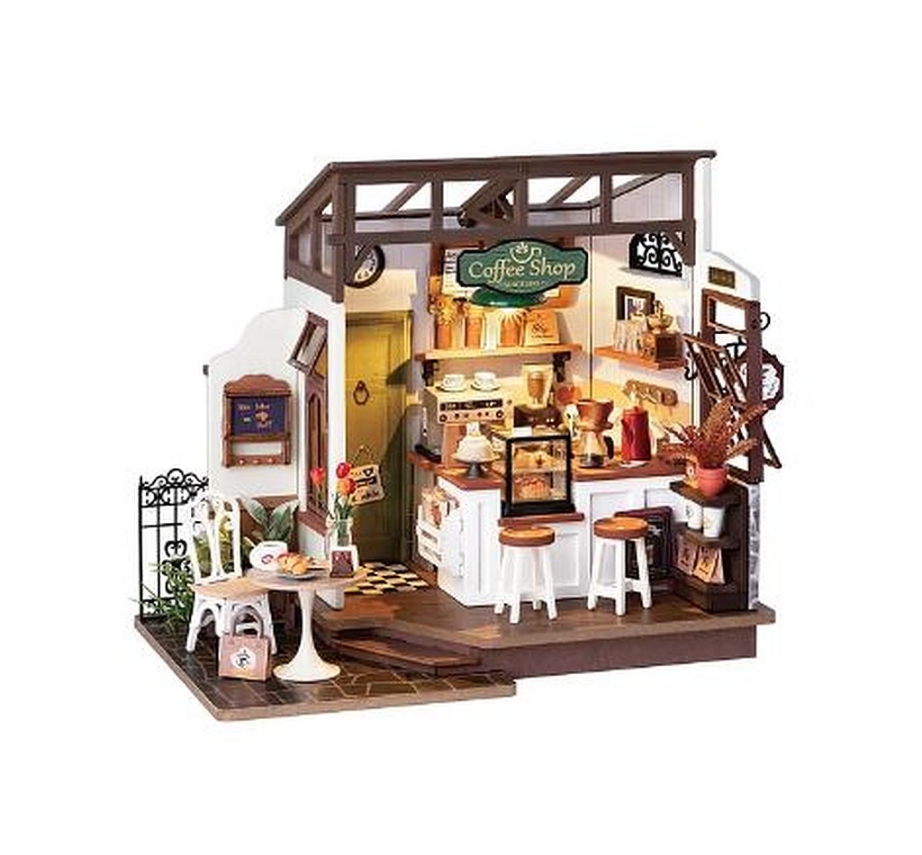 Robotime Rolife No.17 Cafe Miniature House kit