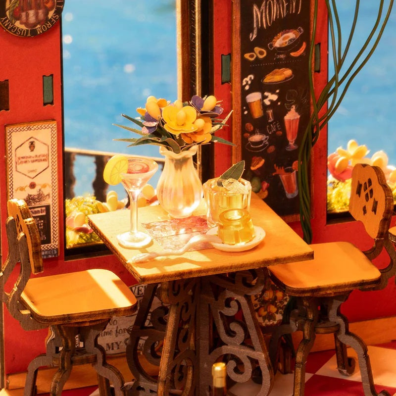 Robotime Cheers Bar & Dining, DIY Miniature House DG173