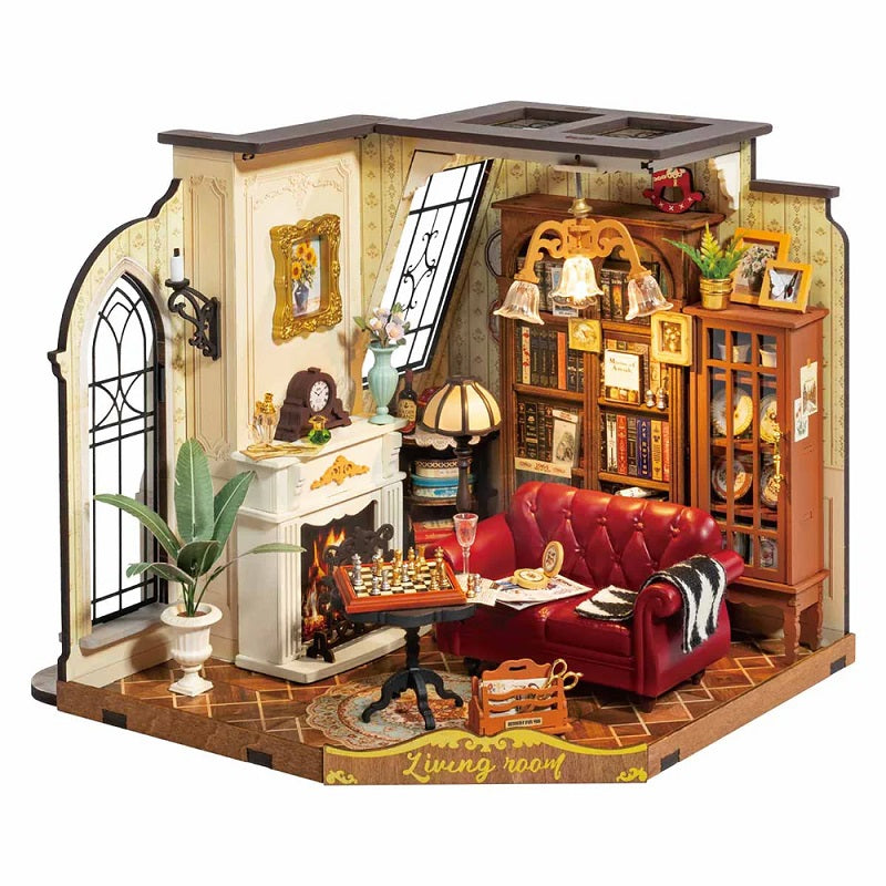 Robotime Catherine's Living Room DIY Miniature House DG175