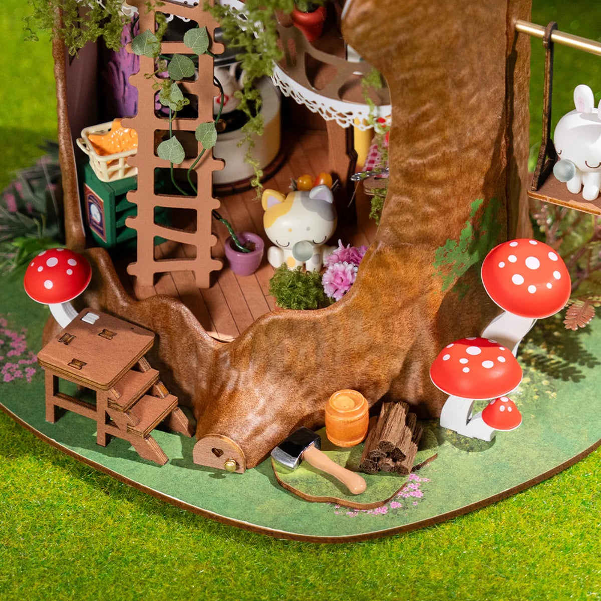 Rolife Fairytale Tree House DIY Miniature House - Enchanting Storybook Scene