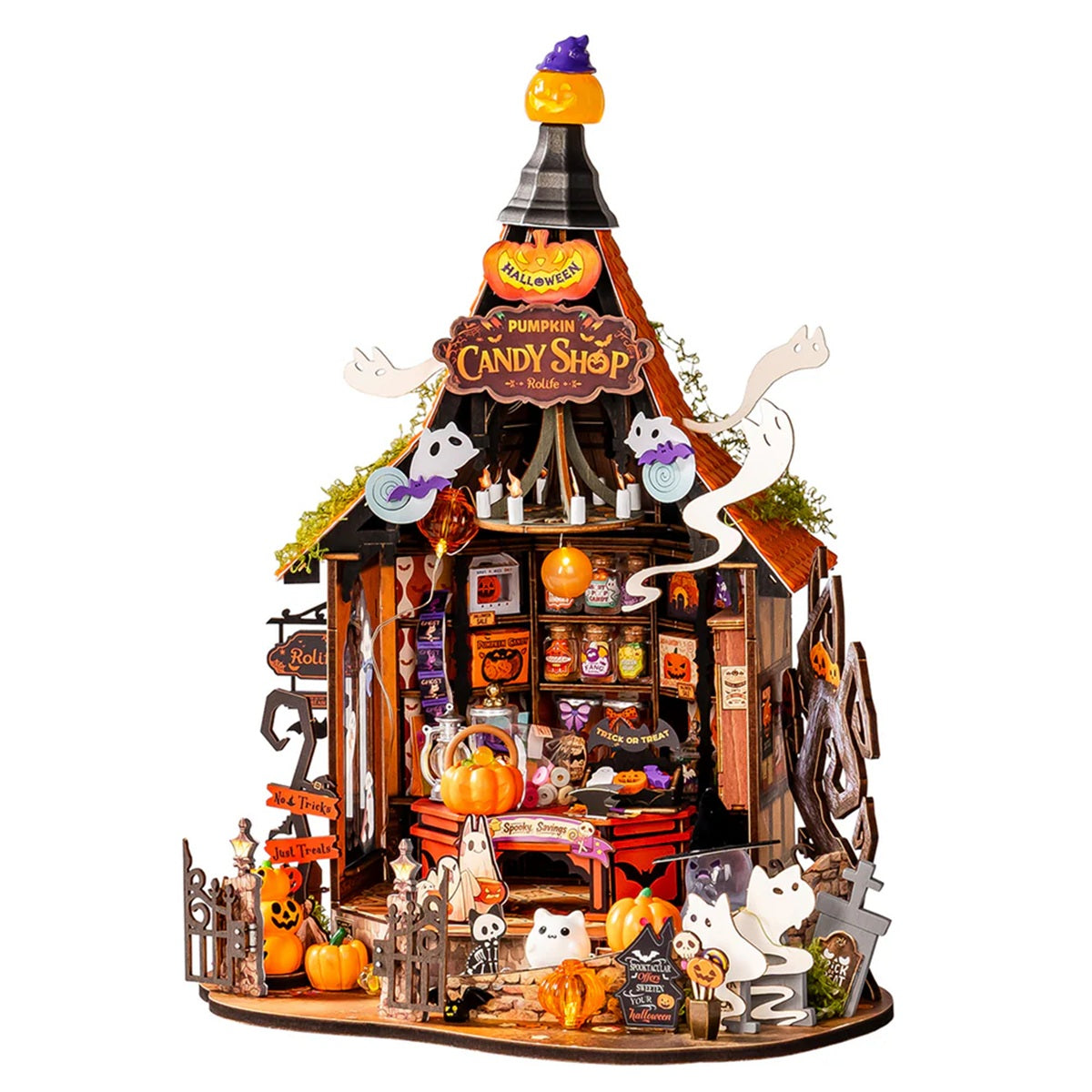 Robotime Haunted Candy House DIY Miniature House
