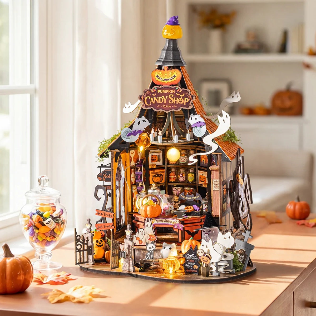 Robotime Haunted Candy House DIY Miniature House