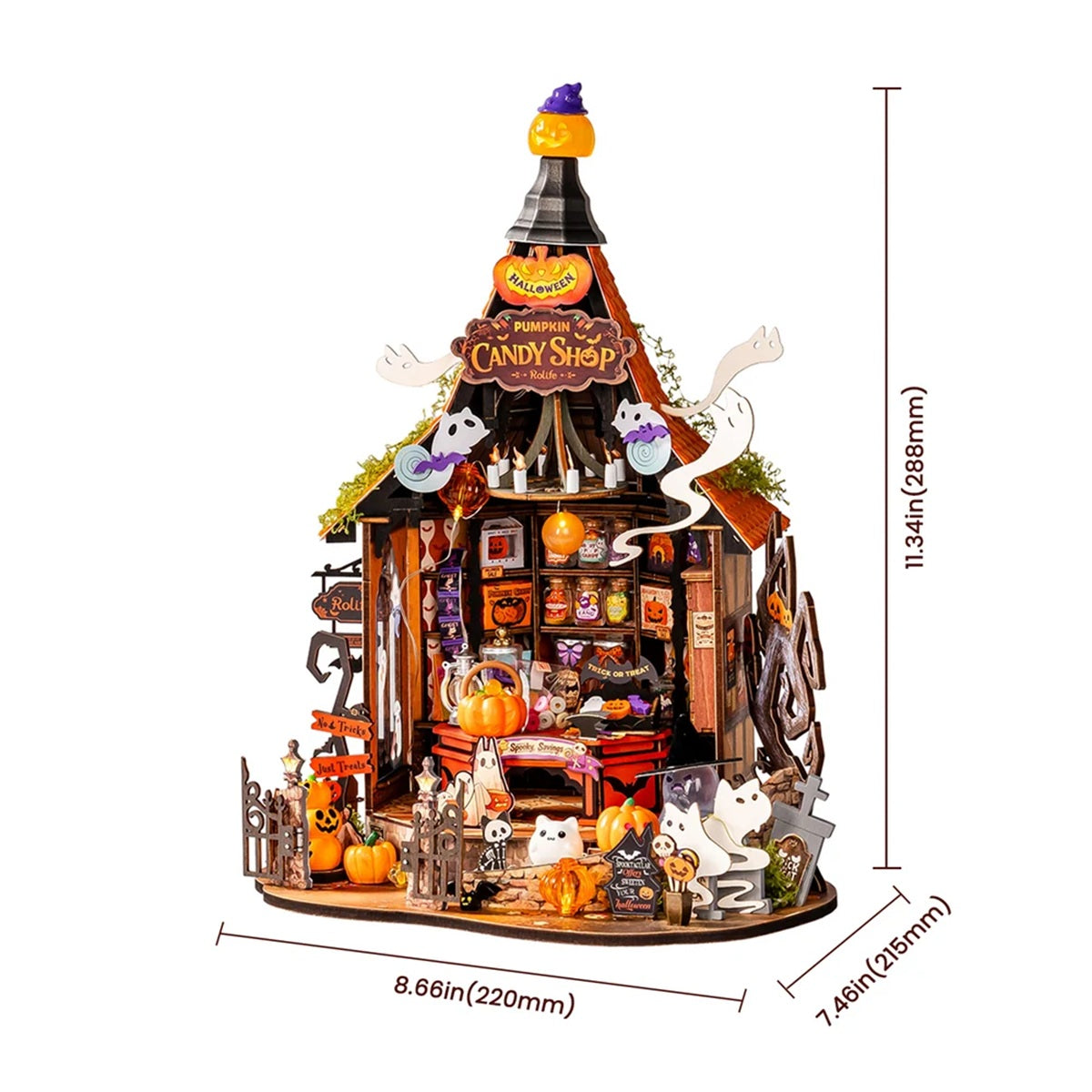 Robotime Haunted Candy House DIY Miniature House