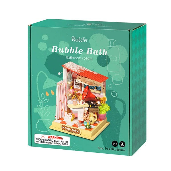 Rolife Super Mini House; Bubble Bath - Bathroom