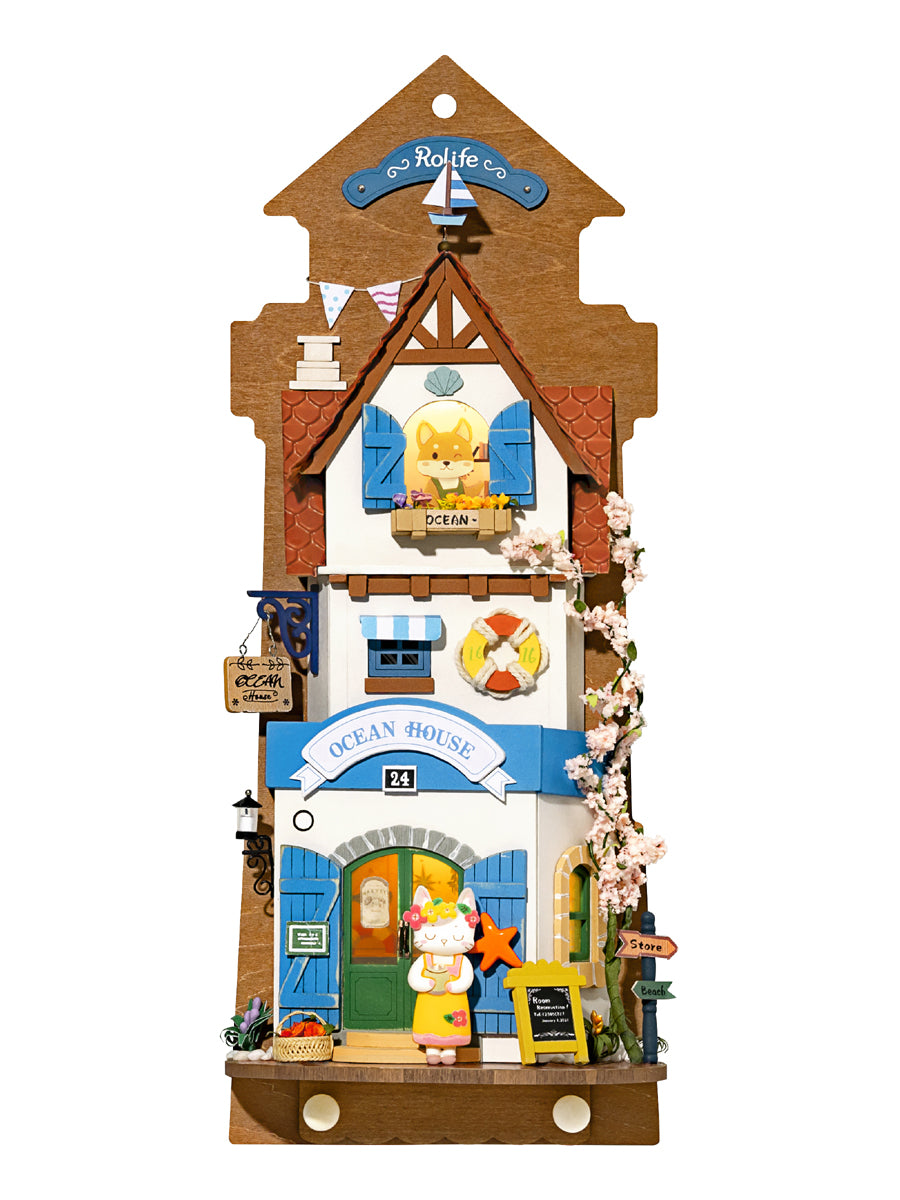 Robotime Wall Hanging Series; Island Dream Villa