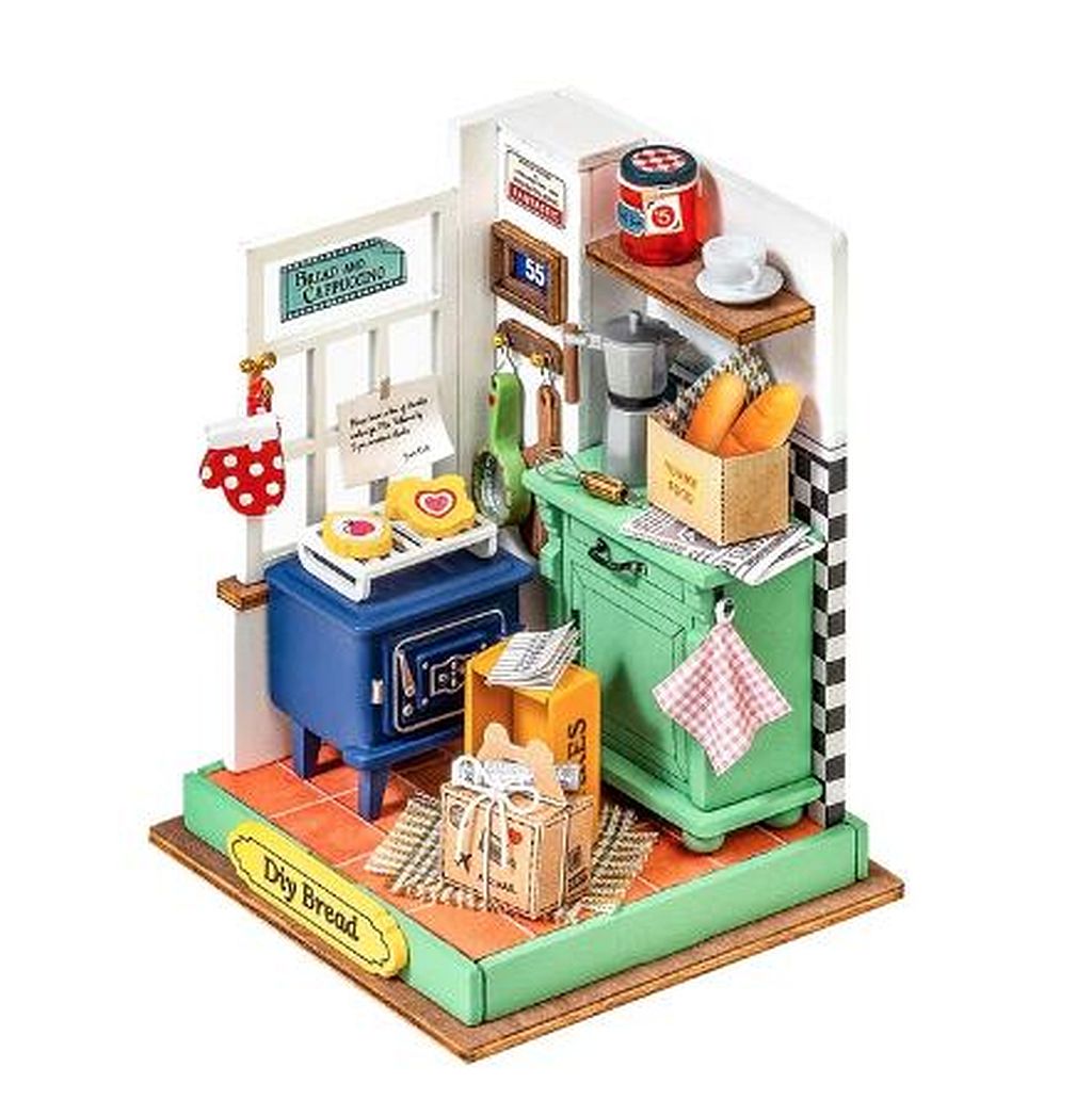 Robotime Rolife Afternoon Baking Time DIY Miniature House