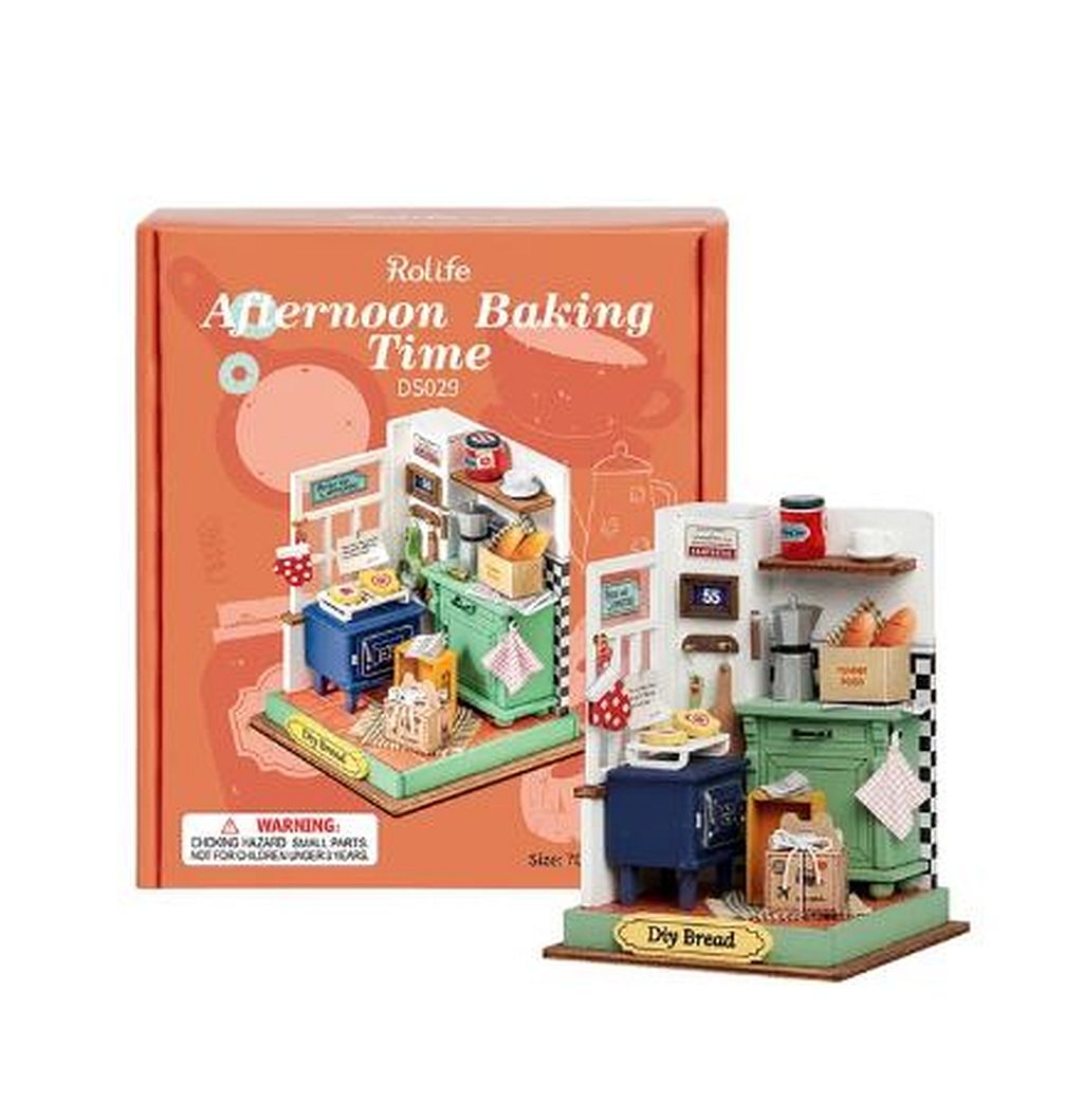 Robotime Rolife Afternoon Baking Time DIY Miniature House